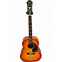 Used Epiphone Inspired by 1964 Texan 2 Color Sunburst Acoustic Electric Guitar 2 Color Sunburst