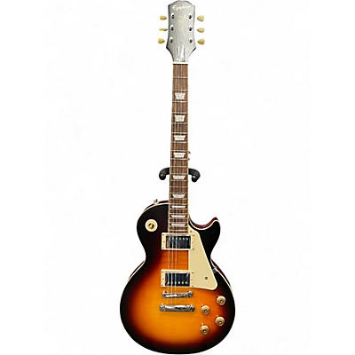 Used Epiphone Inspired by Gibson 1959 Reissue Les Paul Standard Aged Dark Burst Solid Body Electric Guitar