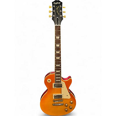 Used Epiphone Inspired by Gibson 1959 Reissue Les Paul Standard Iced Tea Solid Body Electric Guitar
