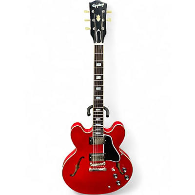 Used Epiphone Inspired by Gibson 1962 es335 Cherry Hollow Body Electric Guitar