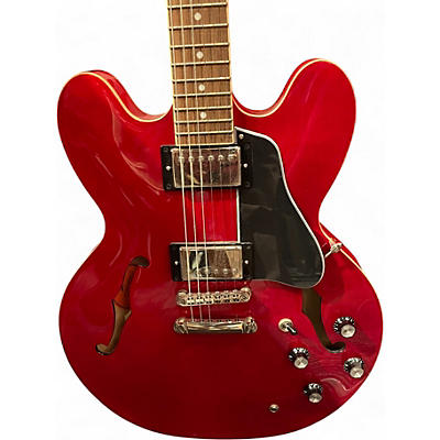 Used Epiphone Inspired by Gibson 1962 es335 Heritage Cherry Hollow Body Electric Guitar