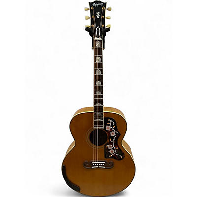 Used Epiphone Inspired by Gibson Custom 1957 SJ-200 Reissue Antique Natural Acoustic Electric Guitar