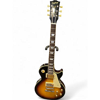 Used Epiphone Inspired by Gibson Custom 1959 Les Paul Standard Tobacco Burst Solid Body Electric Guitar