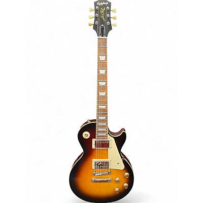 Used Epiphone Inspired by Gibson Custom 1959 Les Paul Standard Tobacco Solid Body Electric Guitar