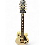 Used Epiphone Inspired by Gibson Custom Les Paul Custom Vintage White Solid Body Electric Guitar Vintage White