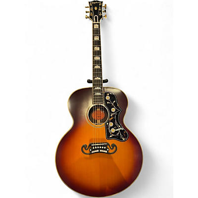 Used Epiphone Inspired by Gibson Custom Pre-War SJ-200 Vintage Sunburst Acoustic Electric Guitar