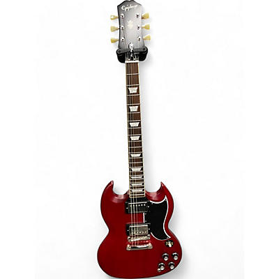 Used Epiphone Inspired by Gibson Custom SG  Cherry Solid Body Electric Guitar