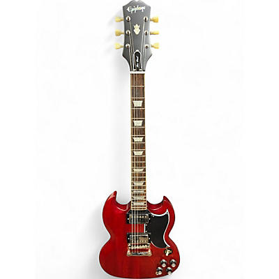 Epiphone Used Epiphone Inspired by Gibson Custom SG Les Paul Heritage Cherry Solid Body Electric Guitar