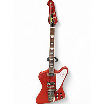 Used Epiphone Inspired by Gibson Firebird EMBER RED Solid Body Electric Guitar