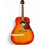 Used Epiphone Inspired by Gibson Hummingbird Aged Cherry Sunburst Acoustic Electric Guitar Aged Cherry Sunburst