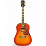 Used Epiphone Inspired by Gibson Hummingbird Aged Cherry Sunburst Acoustic Electric Guitar Aged Cherry Sunburst
