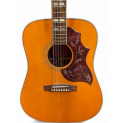 Used Epiphone Inspired by Gibson Hummingbird Antique Natural Acoustic Electric Guitar