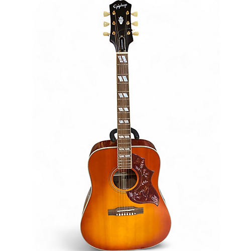 Epiphone Used Epiphone Inspired by Gibson Hummingbird Heritage Cherry Sunburst Acoustic Electric Guitar Heritage Cherry Sunburst