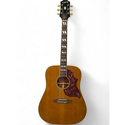 Epiphone Used Epiphone Inspired by Gibson Hummingbird Natural Acoustic Electric Guitar