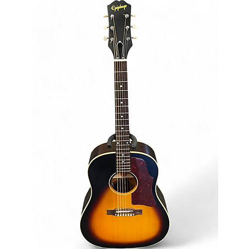 Epiphone Used Epiphone Inspired by Gibson J-45 Aged Vintage Sunburst Acoustic Electric Guitar Aged Vintage Sunburst