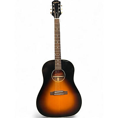 Used Epiphone Inspired by Gibson J-45 Tobacco Burst Acoustic Guitar