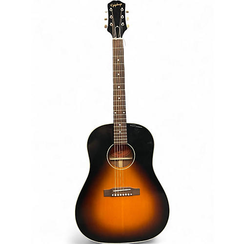 Used Epiphone Inspired by Gibson J-45 Tobacco Burst Acoustic Guitar Tobacco Burst