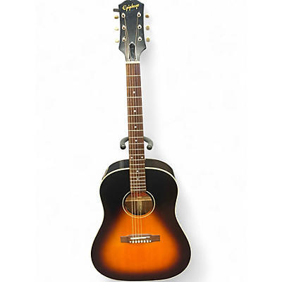 Used Epiphone Inspired by Gibson J-45 Vintage Sunburst Acoustic Electric Guitar