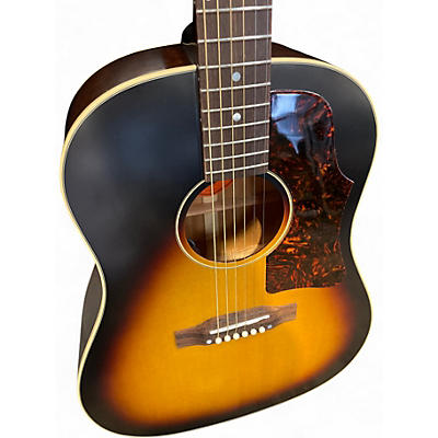 Used Epiphone Inspired by Gibson J45 Sunburst Acoustic Electric Guitar