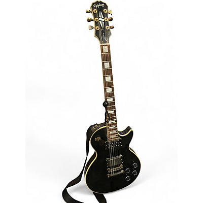 Used Epiphone Inspired by Gibson Les Paul Black Solid Body Electric Guitar