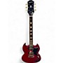 Used Epiphone Inspired by Gibson SG Cherry Solid Body Electric Guitar Cherry