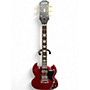 Used Epiphone Inspired by Gibson SG Cherry Solid Body Electric Guitar Cherry