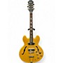 Used Epiphone Inspired by John Lennon Revolution Casino Model E230TD satin blonde Hollow Body Electric Guitar satin blonde