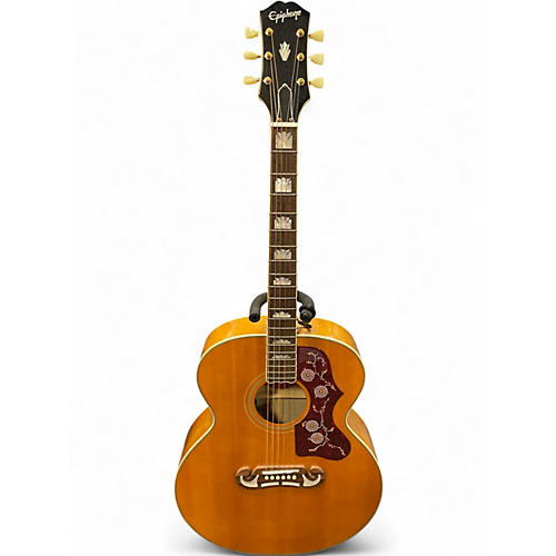 Used Epiphone J-200 Antique Burst Acoustic Electric Guitar Antique Burst