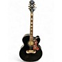Used Epiphone J-200 EC STUDIO Black Acoustic Guitar Black