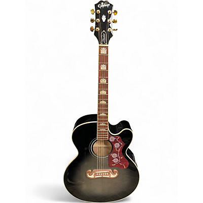 Used Epiphone J 200 EC STUDIO Ebony Burst  Acoustic Guitar