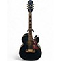 Used Epiphone J-200 EC Studio Black Acoustic Electric Guitar Black