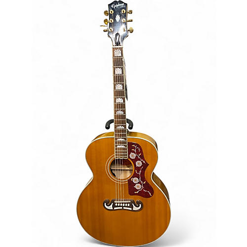 Used Epiphone J-200 Natural Acoustic Guitar Natural