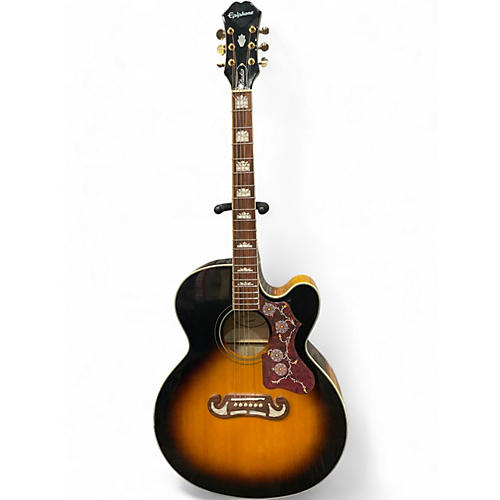Used Epiphone J-200EC STUDIO 2 Color Sunburst Acoustic Electric Guitar 2 Color Sunburst