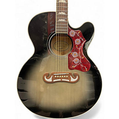 Used Epiphone J-200EC STUDIO 2 Color Sunburst Acoustic Electric Guitar