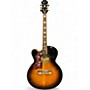 Used Epiphone J-200EC STUDIO Vintage Sunburst Acoustic Electric Guitar Vintage Sunburst