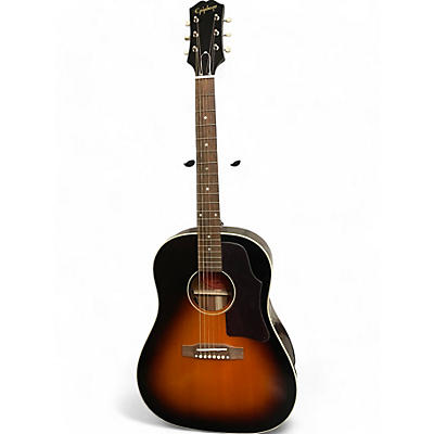 Used Epiphone J-45 2 Color Sunburst Acoustic Electric Guitar