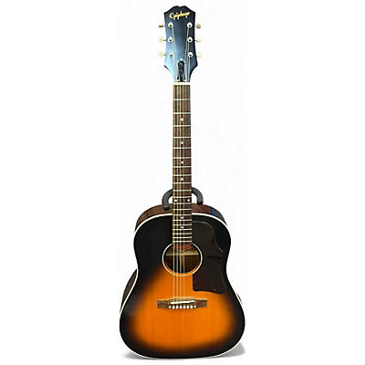 Used Epiphone J-45 2 Color Sunburst Acoustic Electric Guitar