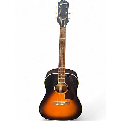 Used Epiphone J-45 2 Color Sunburst Acoustic Electric Guitar