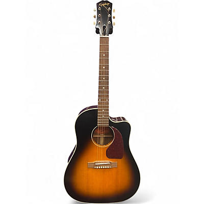 Used Epiphone J-45 CE Sunburst Acoustic Guitar