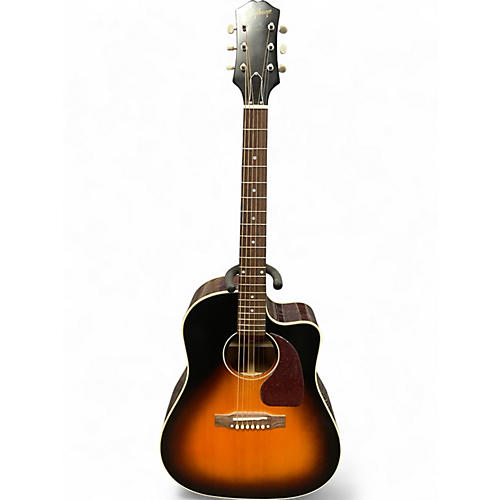Used Epiphone J-45 EC Vintage Sunburst Acoustic Electric Guitar Vintage Sunburst