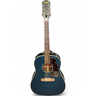 Used Epiphone J-45 Royal Blue Acoustic Guitar