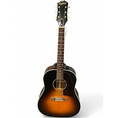 Used Epiphone J-45 Tobacco Sunburst Acoustic Electric Guitar
