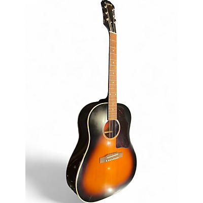 Used Epiphone J-45 Vintage Sunburst Acoustic Electric Guitar