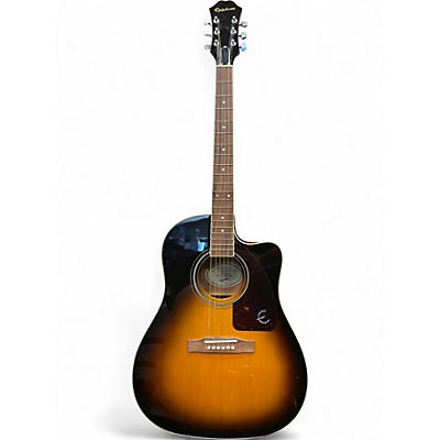 Used Epiphone J-45EC Studio Sunburst Acoustic Electric Guitar