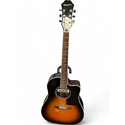 Epiphone Used Epiphone J-45EC Sunburst Acoustic Electric Guitar