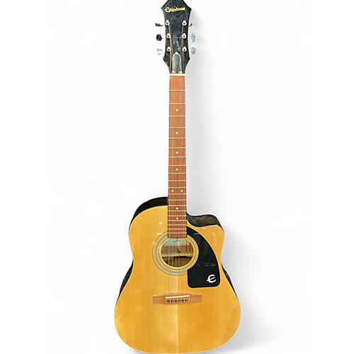 Used Epiphone J15 EC Natural Acoustic Electric Guitar Natural