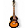 Used Epiphone J200-12  Vintage Sunburst 12 String Acoustic Electric Guitar Vintage Sunburst