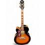 Used Epiphone J200 EC STUDIO LEFTY 2 Color Sunburst Acoustic Guitar 2 Color Sunburst