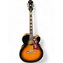 Used Epiphone J200EC 2 Color Sunburst Acoustic Electric Guitar 2 Color Sunburst