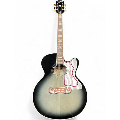 Used Epiphone J200EC EBONY BURST Acoustic Guitar